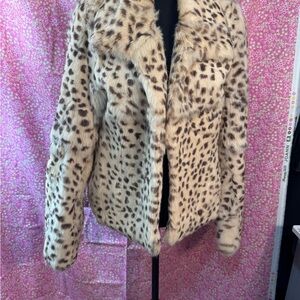 Rory Beca Brown Teddy Jacket Plush Oversized